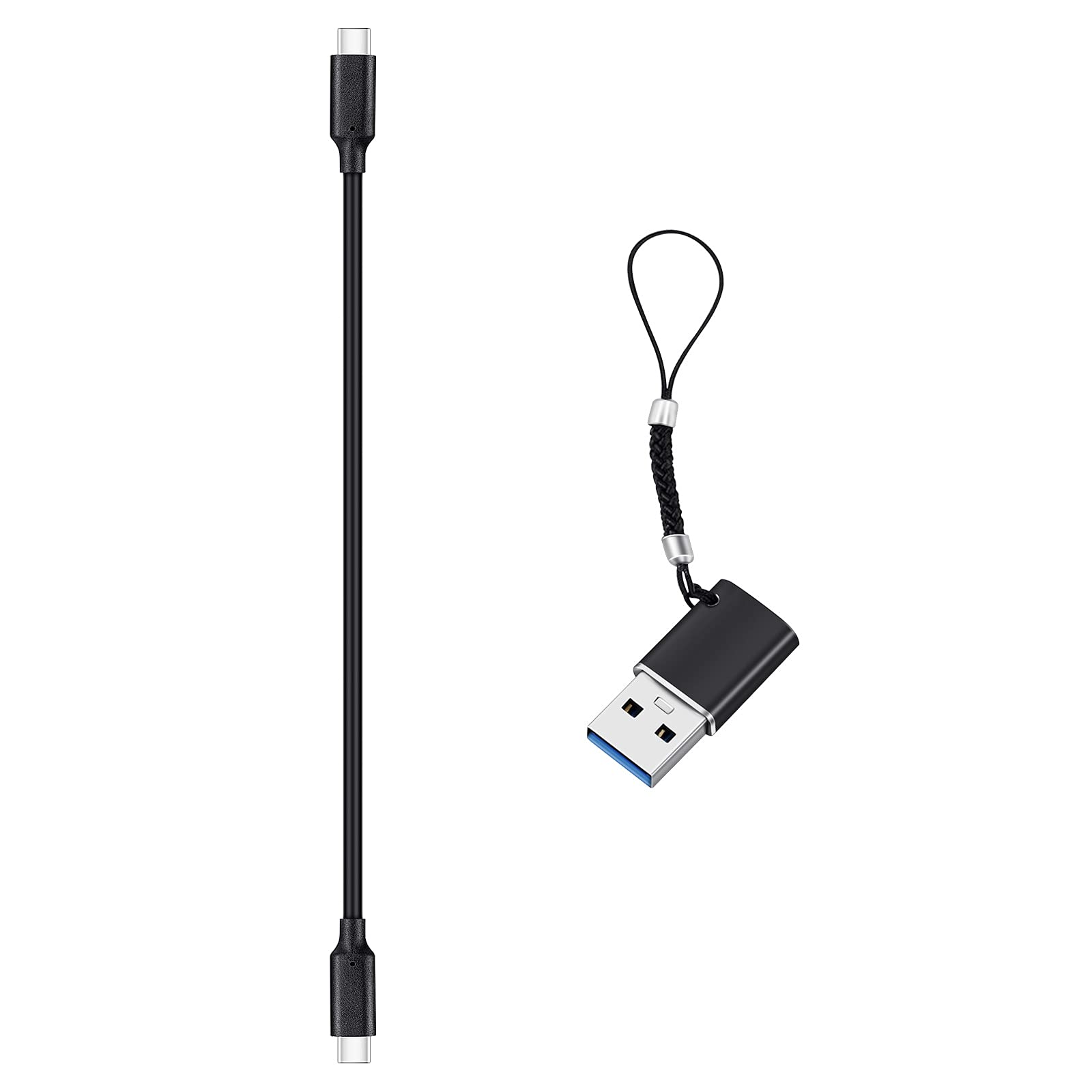 USB C to USB C Charger Cable for Beats Flex, Beats Studio Buds, Jabra Elite 85h & JBL Club One - Fast Charging Cord with USB C Adapter - Perfect for Travel, Office & Home Use