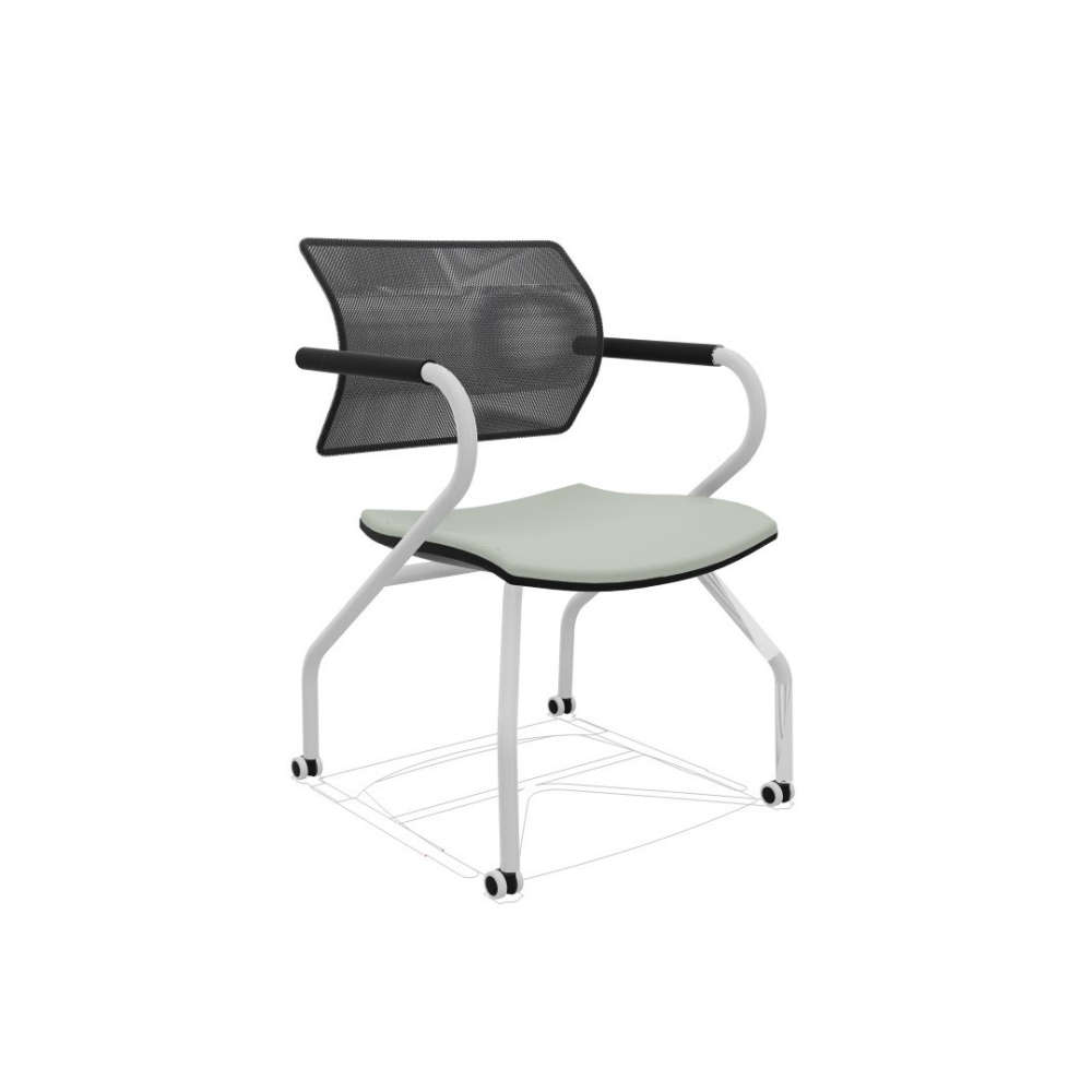 Aire Jr 404B Ergonomic Mesh Office Chair with Adjustable Height - Comfortable Computer Desk Chair for Home & Office Workspace