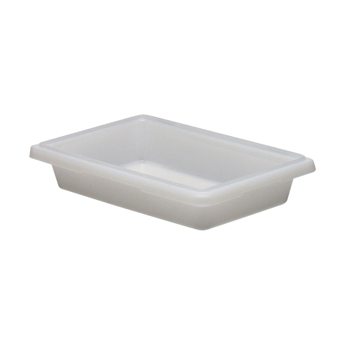 Cambro 12183P148 1/2 Size White Poly Food Storage Container - 1.75 Gallon (6.6 Liter) Commercial Kitchen & Restaurant Food Prep Box for Delis, Catering & Bulk Food Storage