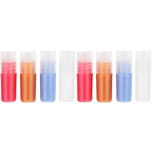 Beaupretty 40 Pack 3ml Refillable Roller Ball Bottles - Empty Plastic Roll-On Essential Oil Bottles for DIY Aromatherapy, Perfume & Skincare
