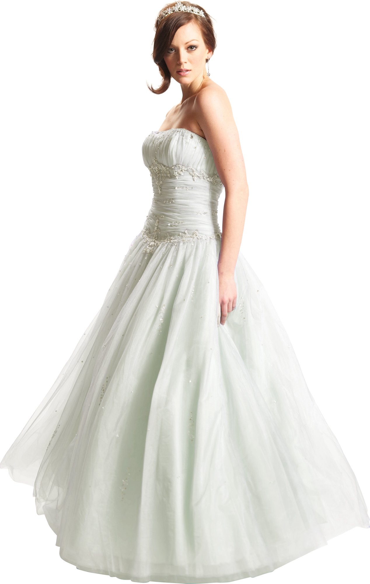 PacificPlex Beaded Mesh Fairy Prom Dress - Elegant Formal Ball Gown for Women | Perfect for Prom Night, Homecoming, Quinceañera & Special Occasions