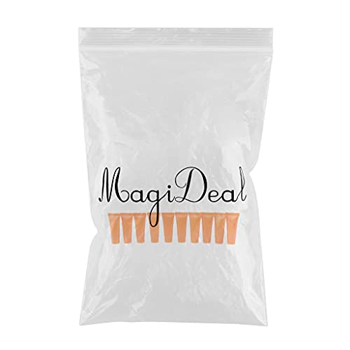 10x Empty Cosmetic Tubes for Makeup, Lotion & Cream - Squeeze Bottle Travel Containers (Orange) - Perfect for DIY Skincare, Travel Toiletries & Sample Storage