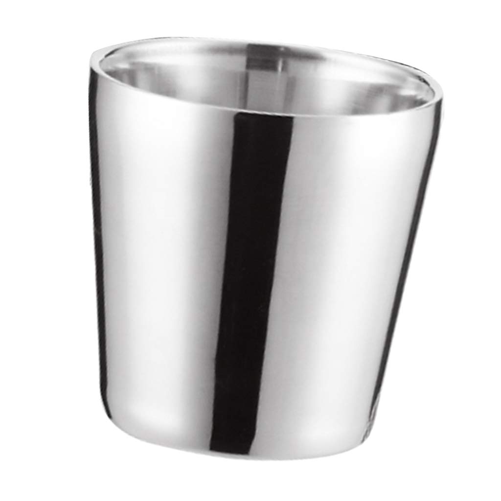 MagiDeal Stainless Steel Camping Mug - 16oz Insulated Travel Coffee Cup with Lid & Handle, Leak-Proof for Hiking, Backpacking, Picnics & Outdoor Adventures
