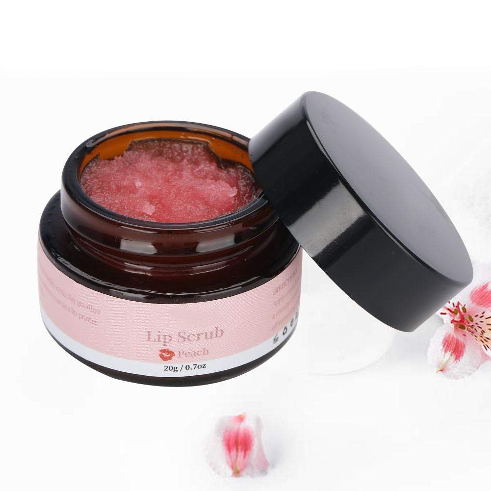 20g/bottle Lip Scrub Exfoliator - Nourishing Lip Care for Dry, Chapped Lips | Remove Dead Skin & Cuticles | Hydrating Lip Treatment for Smooth, Soft Lips | Perfect for Winter Care & Pre-Lipstick Prep