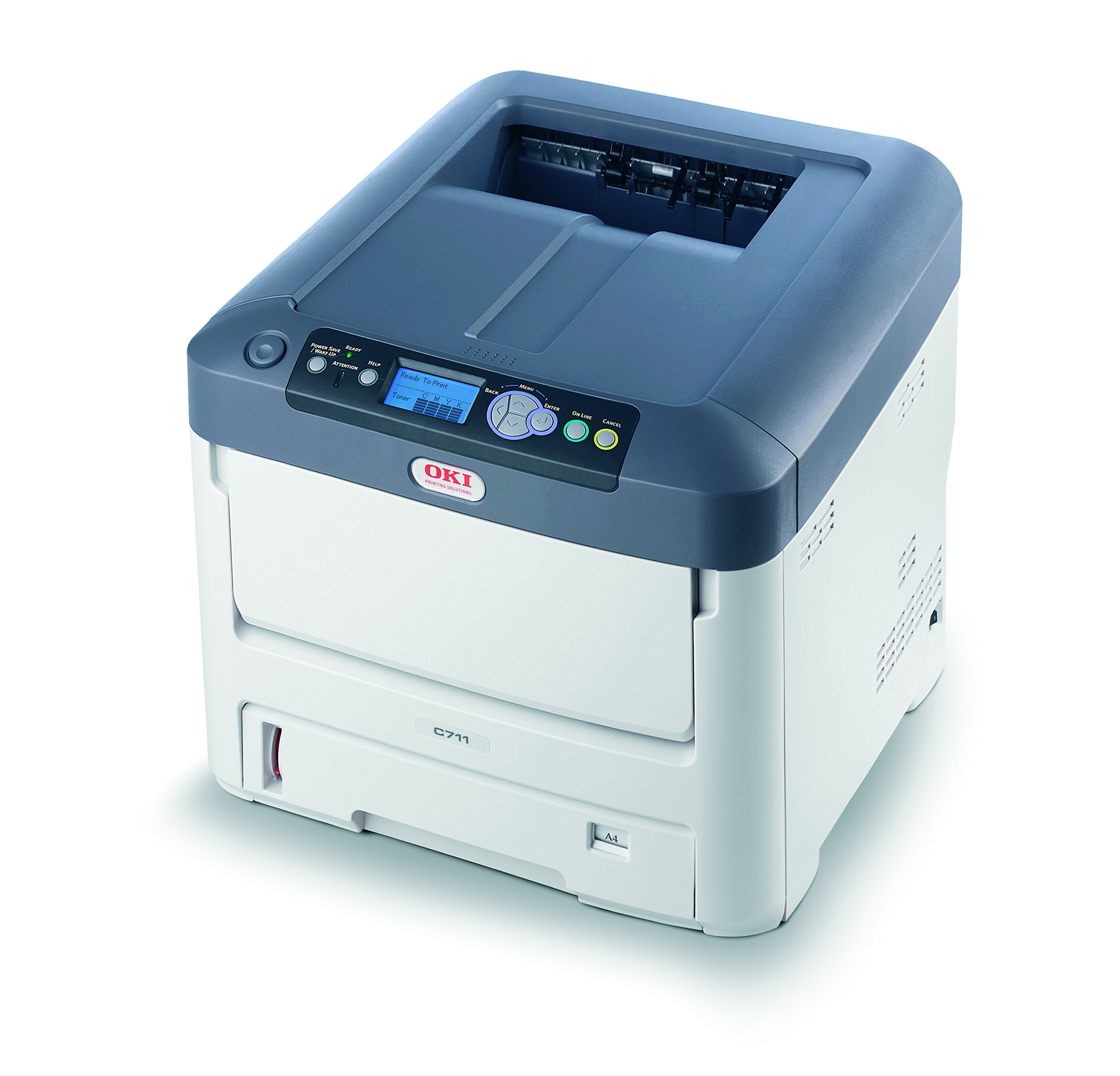 Oki Data C711N Color LED Printer - High-Speed Business Printing, Wireless & Duplex | Ideal for Home Office, Small Business & Professional Use