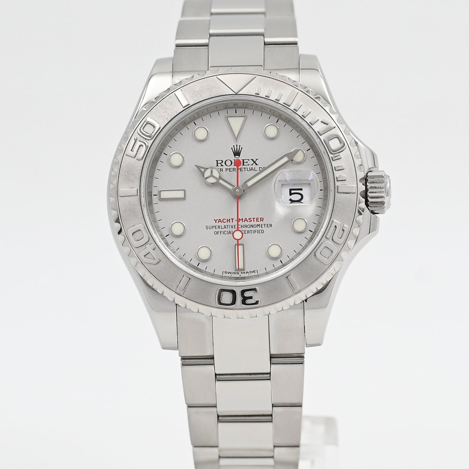 Rolex Yachtmaster 40mm Stainless Steel Watch 2010 Model - Luxury Men's Diving Timepiece for Sailing, Yachting & Special Occasions