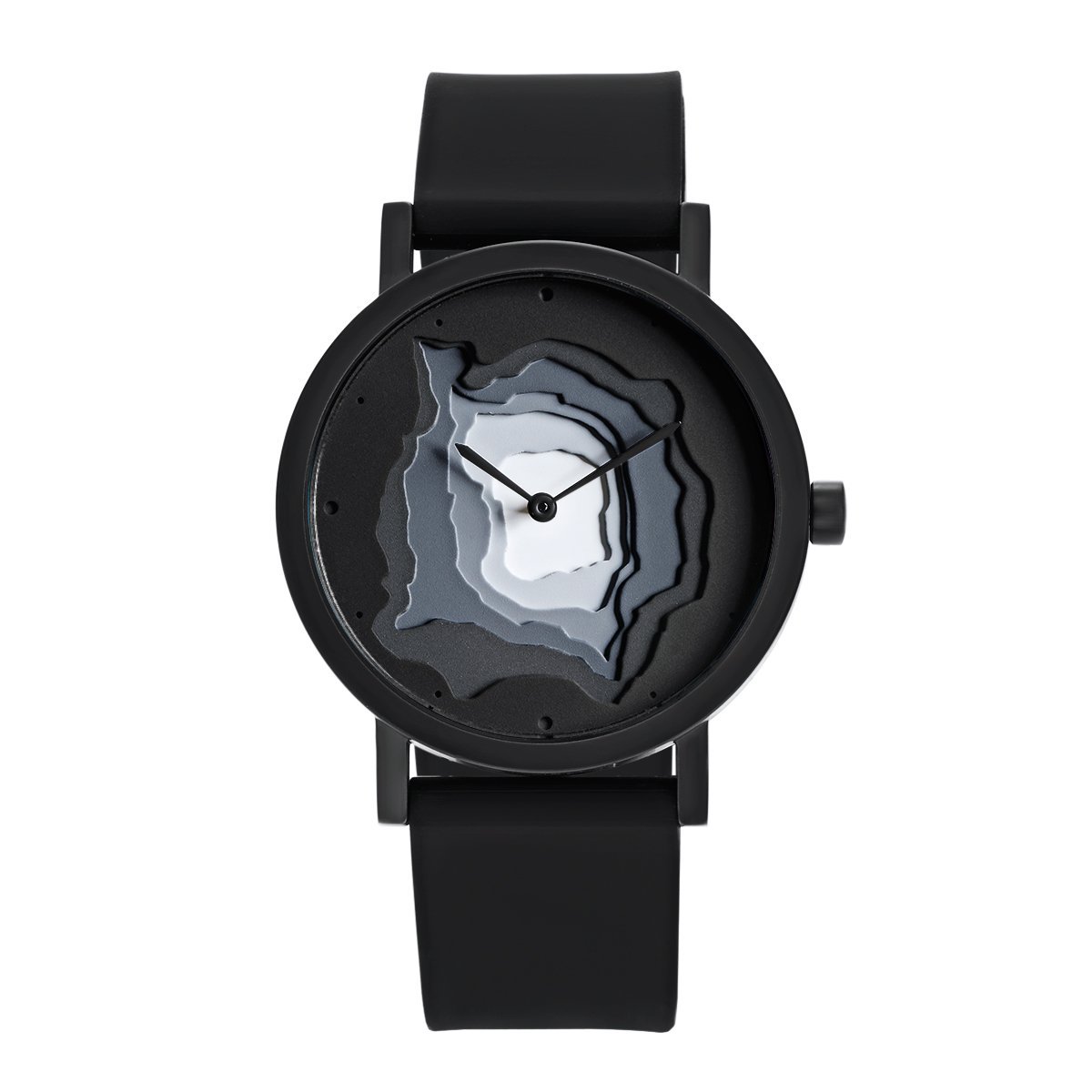 Terra Time Watch - Black Stainless Steel Waterproof Watch for Men & Women | Outdoor Adventure, Casual Wear & Everyday Use | Projects Watches