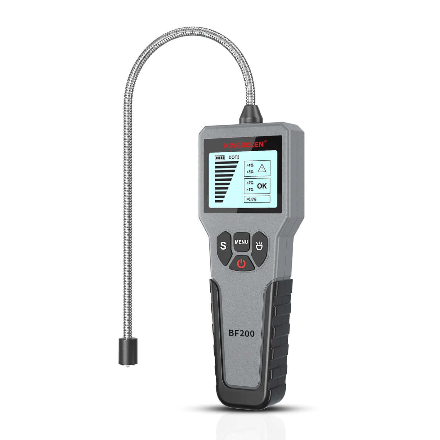KINGBOLEN® BF200 DOT3 DOT4 DOT5.1 Brake Fluid Tester - Professional Automotive Brake Fluid Tester for Cars, Trucks & Motorcycles - Perfect for DIY Mechanics & Professional Auto Shops
