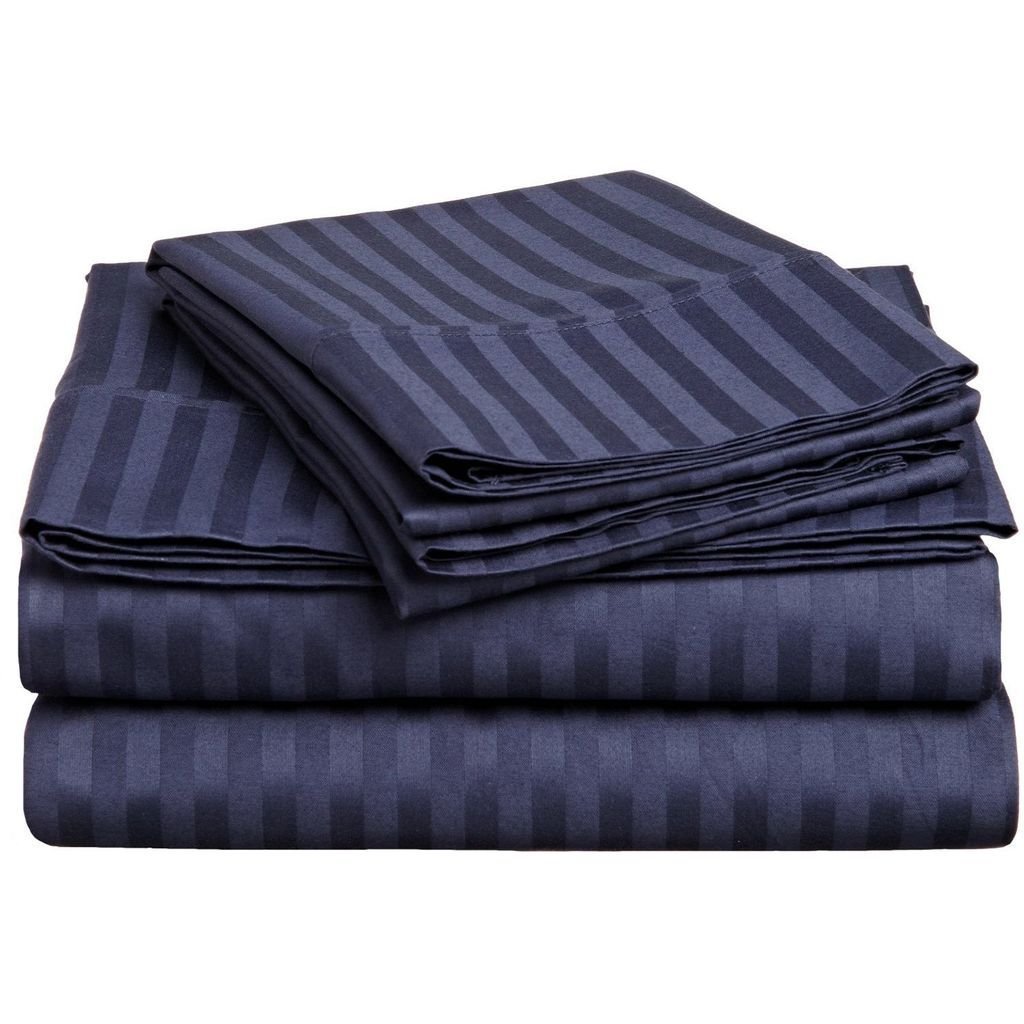 Premium 800 Thread Count 100% Egyptian Cotton Queen Bed Sheet Set - 4 Piece Extra Deep Pocket (15