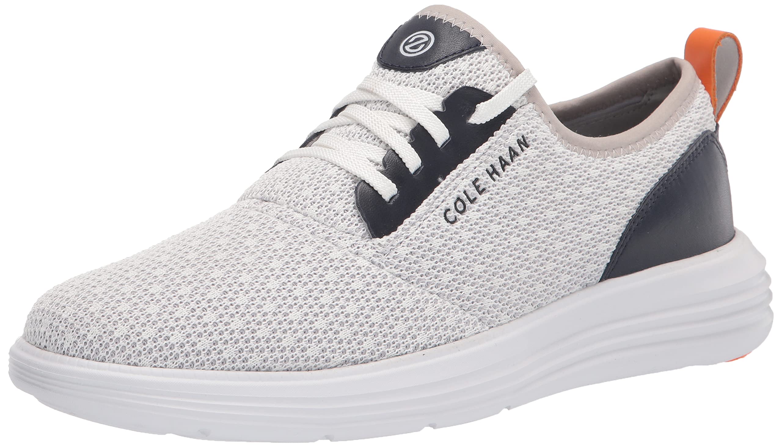 Cole Haan Men's GRANDSPORT Journey Knit Sneakers - Optic White/Ombre Blue/Optic White | Lightweight Comfortable Walking Shoes for Men | Perfect for Casual Wear, Travel & Everyday Use