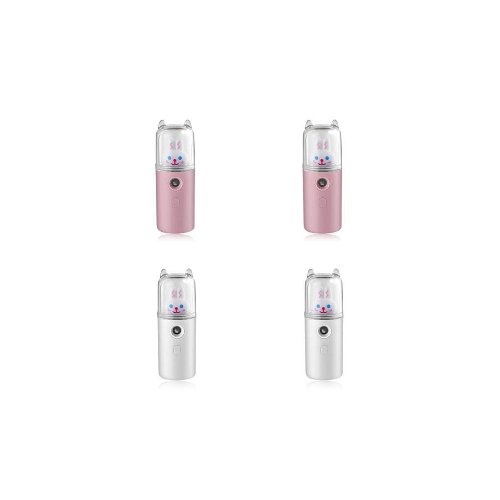 BEALIFE 4 Pack Multi-Purpose Mist Sprayer - 30ml Portable Humidifier & Face Steamer with Auto Power-Off - Perfect for Travel, Hiking, Camping, Indoor & Outdoor Use