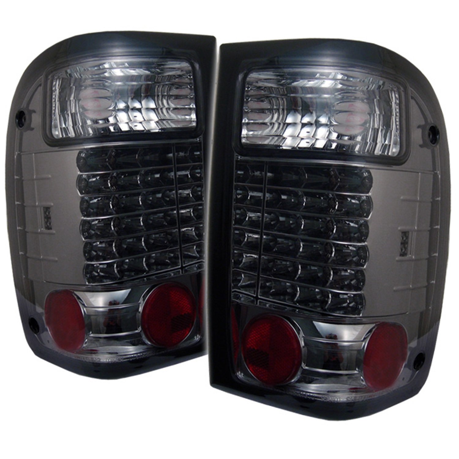 Spyder 5003874 LED Tail Lights for 2001-2005 Ford Ranger - Smoked Lens - Upgrade Your Truck's Style & Visibility - Perfect for Night Driving & Custom Builds