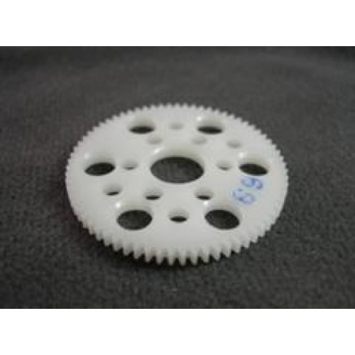 48DP Spur Gear 69 Tooth - High Precision Steel Gear for RC Cars, Robotics, and DIY Projects - Durable Power Transmission Component for Smooth Performance