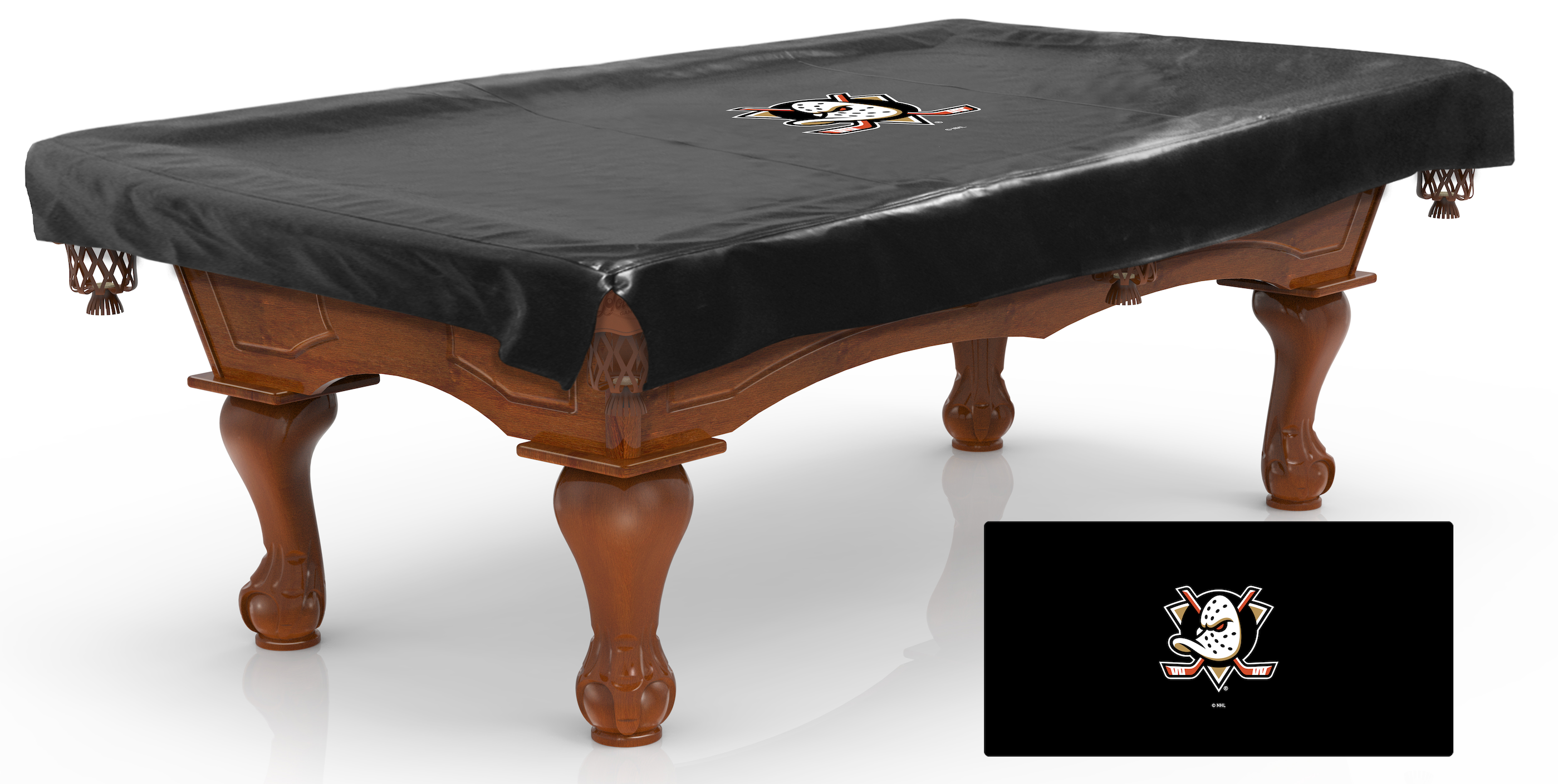 Holland Bar Stool Co. NHL Licensed Pool Table Covers - Waterproof & Durable Billiard Table Protector for Game Room & Man Cave Decor