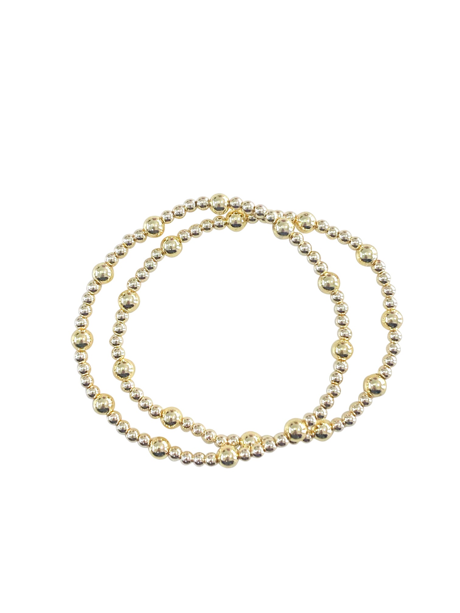 Stackable Double Bracelet Set for Women - Trendy Layered Bracelets for Everyday Wear & Gift Giving