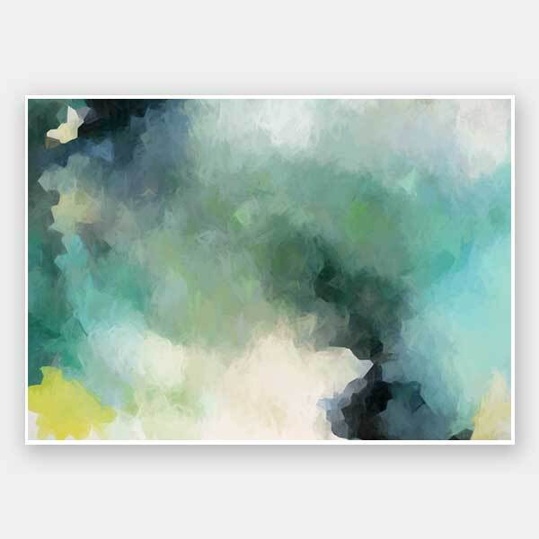 Down by the Mangroves Unframed Art Print - Coastal Wall Decor for Beach House, Living Room & Office - Nature Landscape Painting for Home Decor