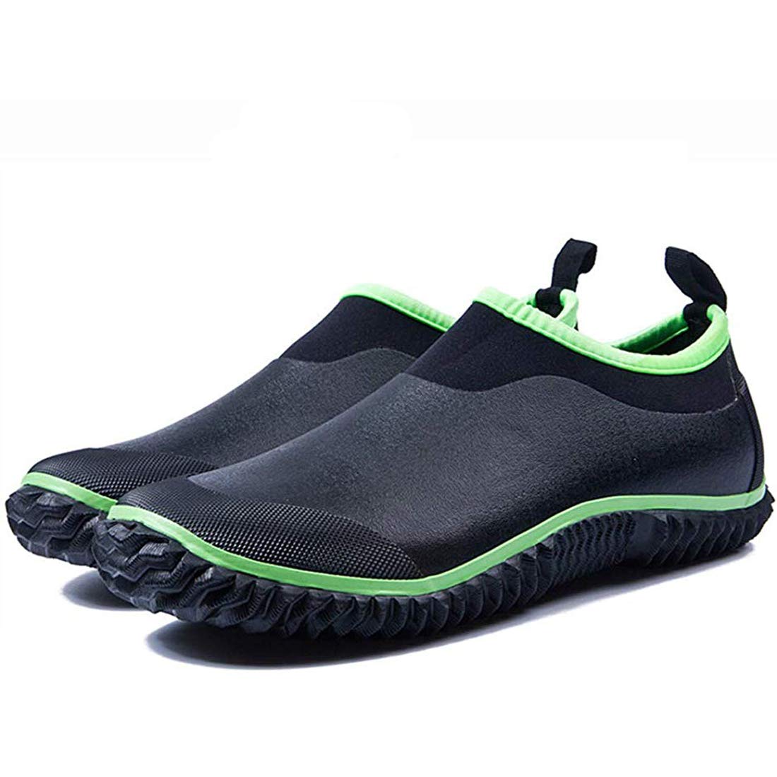 Men's Waterproof Rain Boots - Neoprene Rubber Snow & Garden Shoes for Outdoor Work, Car Wash, Hiking - Unisex Design for Men & Women