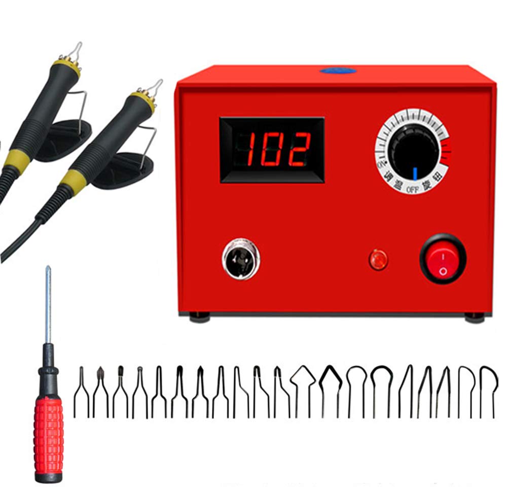 Huanyu 50W Wood Burning Kit with 20 Tips, Digital Temperature Control & Adjustable Heat - Professional Pyrography Pen for Woodworking, Leather, Crafts (110V) - Perfect for DIY Art, Home Decor, Gift Making