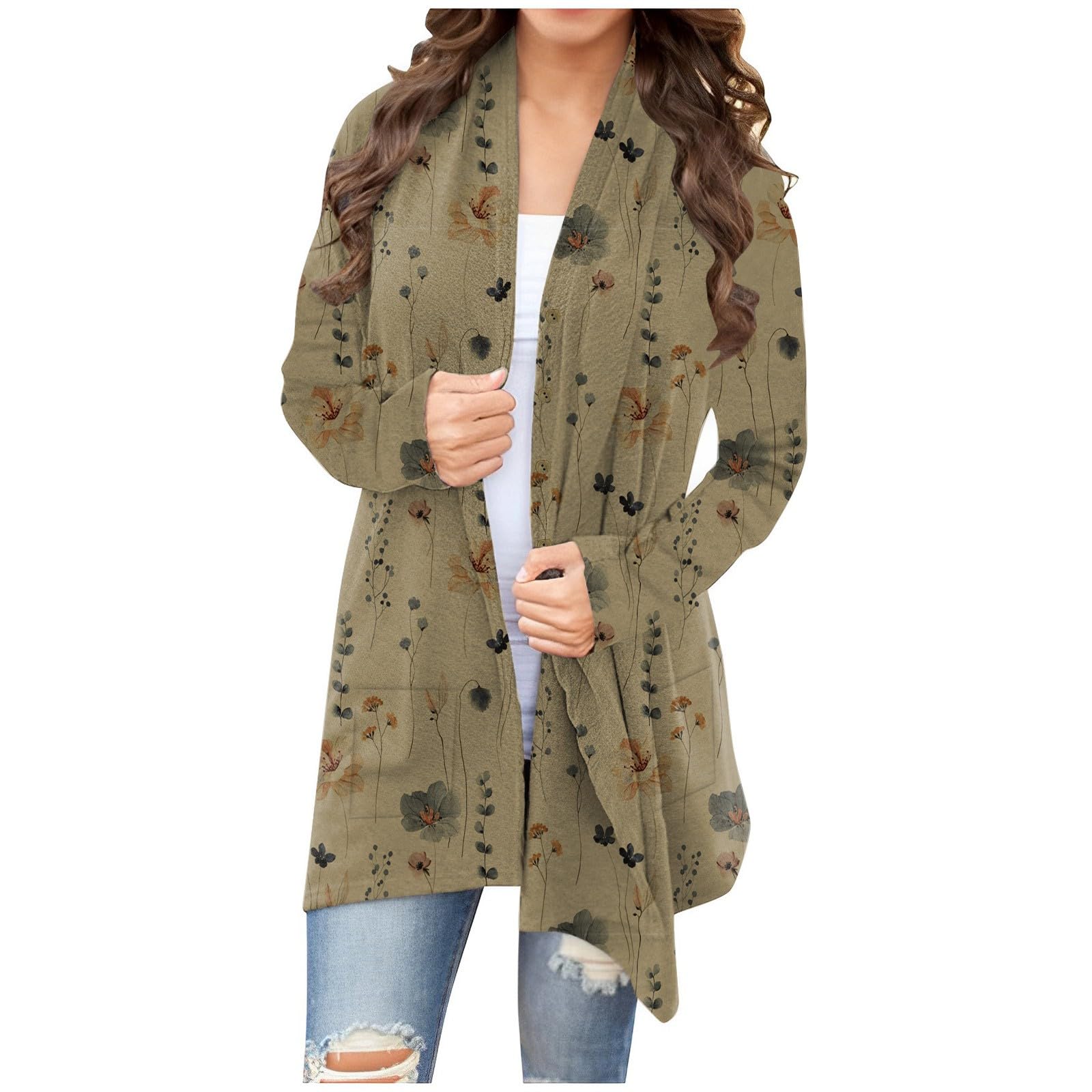 Stylish Lightweight Plus Size Long Cardigan Sweaters for Women - Trendy Fall Fashion Outerwear for Work, Office & Casual Wear