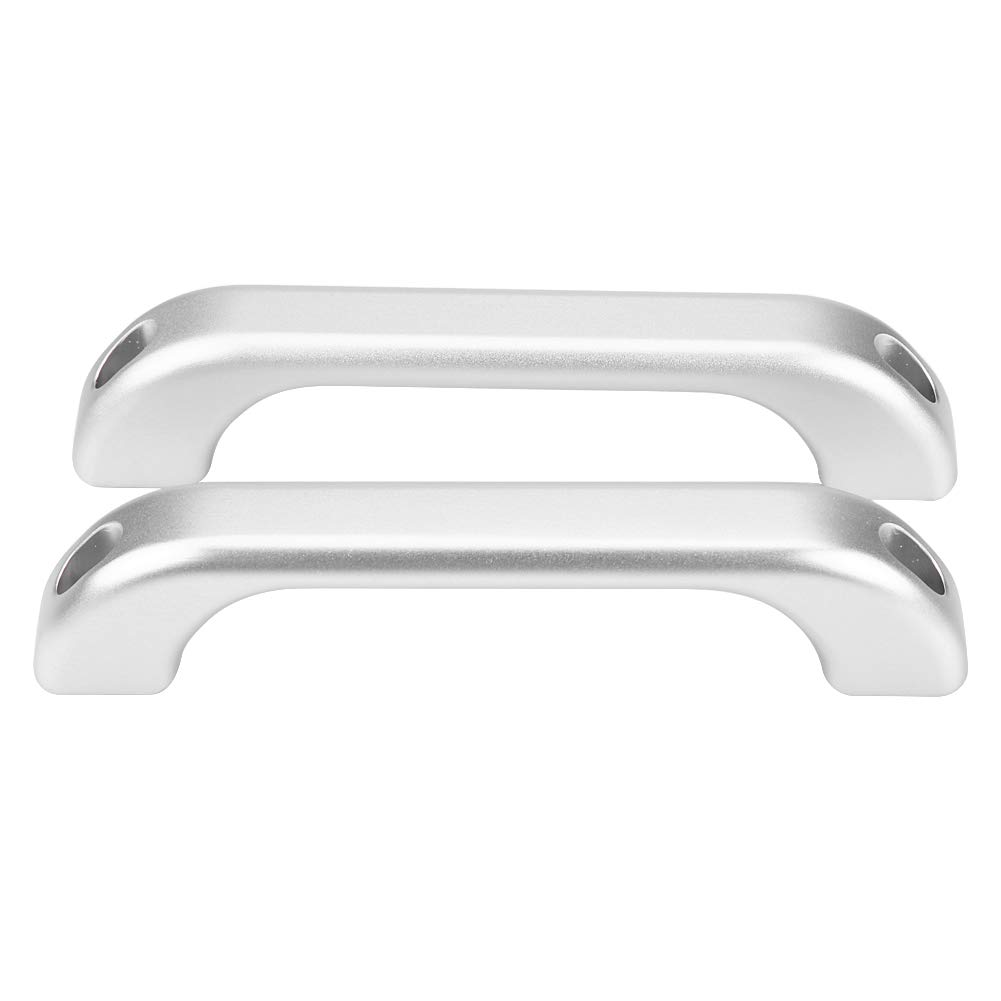 Chrome Silver Interior Door Handle Cover Replacement for Land Rover Defender - Durable Car Accessory for Enhanced Style & Protection | Perfect for Off-Roading, Daily Commuting & Vehicle Customization