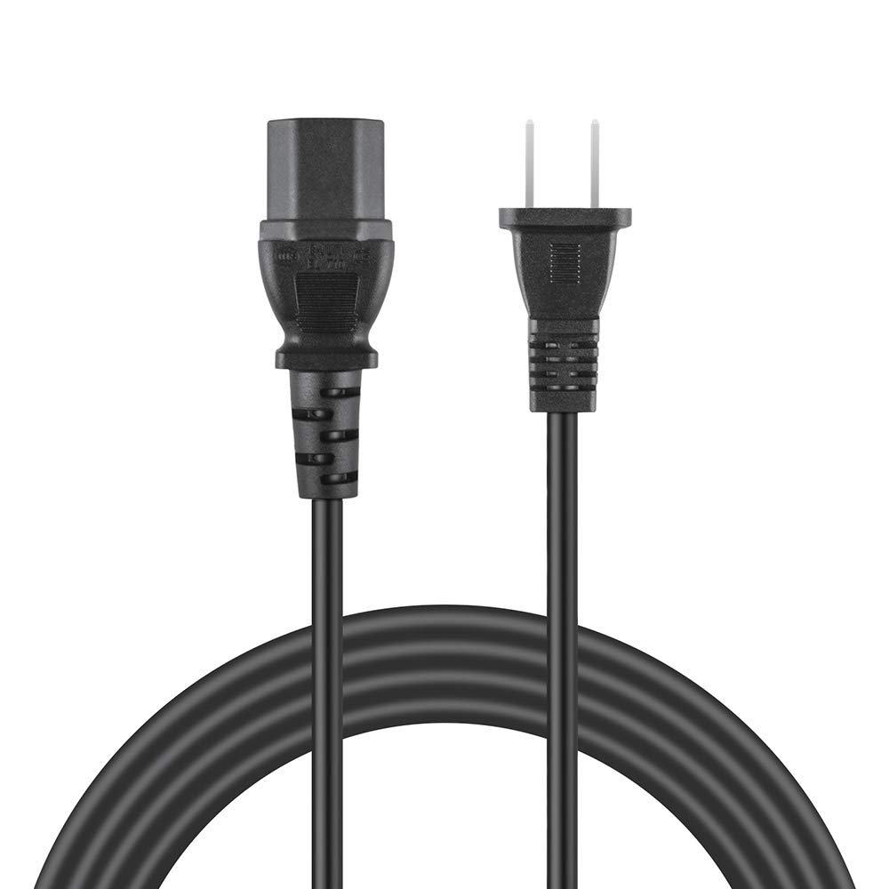 ABLEGRID 6.6ft 2-Prong AC Power Cord Replacement for Sony STR-DA3300ES STR-DA3400ES STR-DA3500ES - Perfect for Home Theater Systems & Audio Receivers