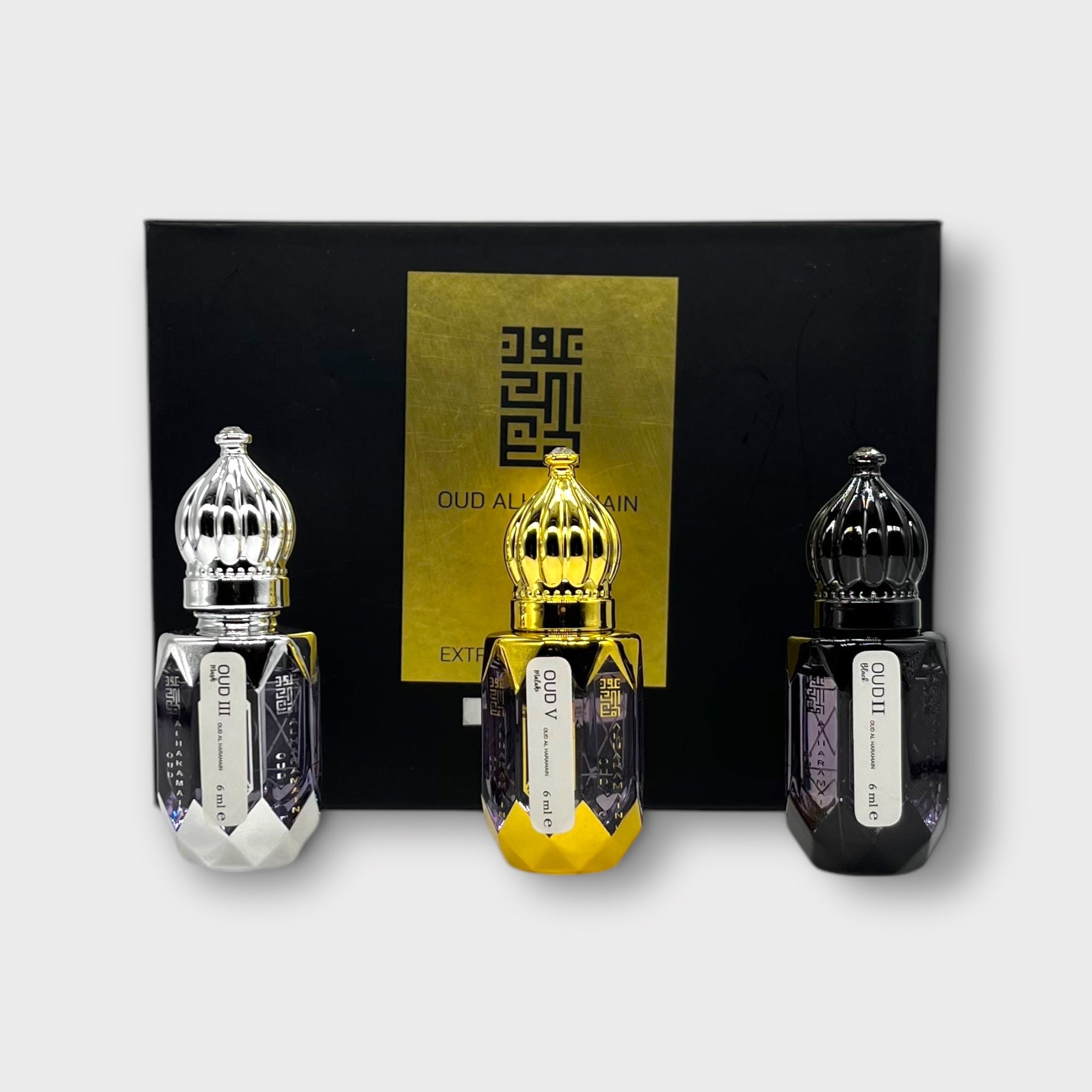 Premium Oud Al Haramain Perfume Gift Set for Men & Women - Luxury Arabic Fragrance with Long Lasting Scent - Perfect for Special Occasions, Weddings & Gifting