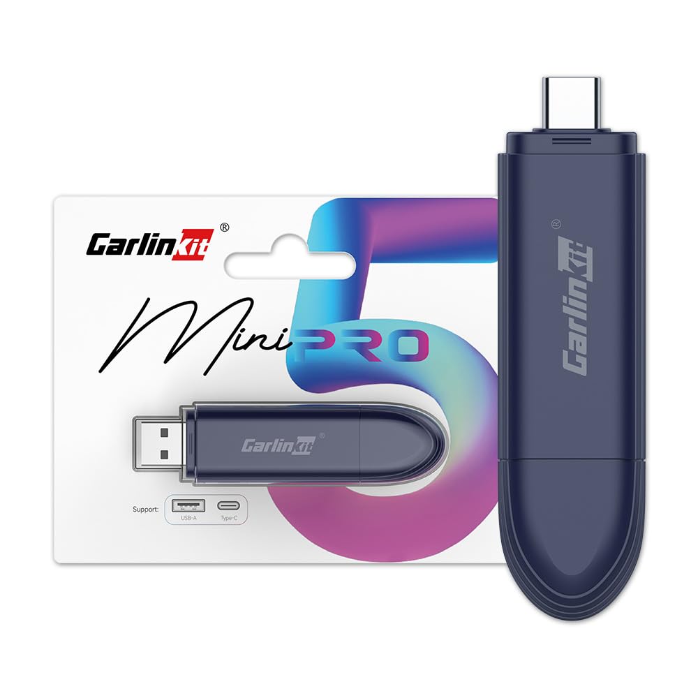 Carlinkit Mini SE Pro Wireless CarPlay & Android Auto Adapter - Fast Connection, No Latency for iPhone & Android (iOS 10+/Android 10+) - Deep Blue - Perfect for Tesla, BMW, Mercedes & More Cars