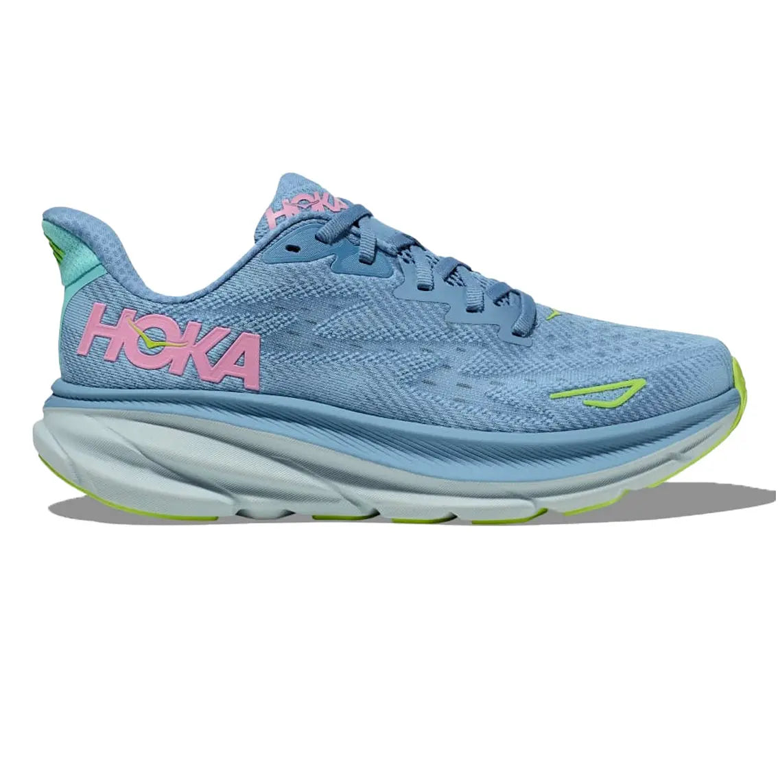 HOKA Clifton 9 Women's Running Shoes (Wide Width) - Lightweight Cushioned Sneakers for Road Running, Jogging & Everyday Comfort