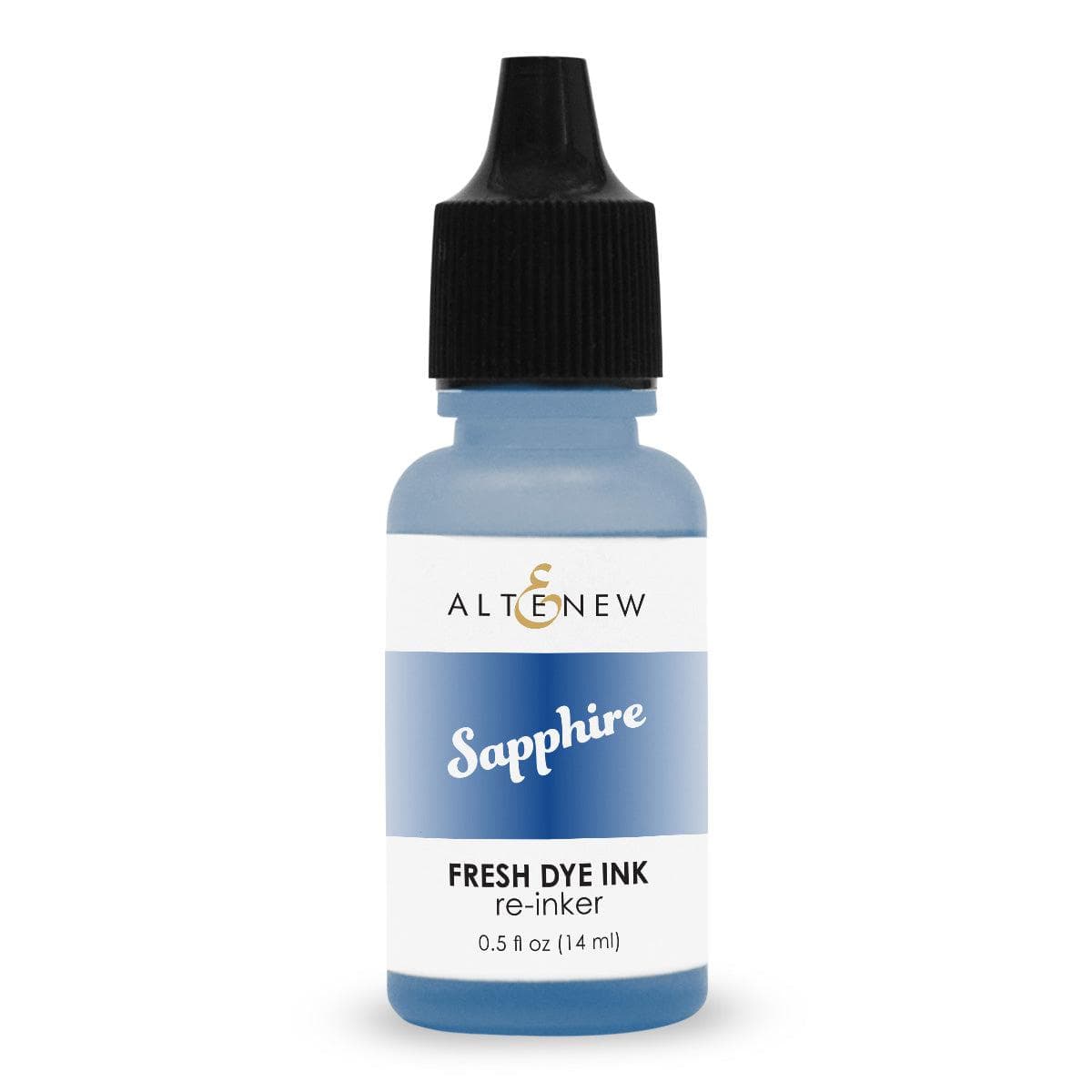 Glacier Caves Fresh Dye Ink Reinker - 10ml Bottle for Stamping, Scrapbooking & Card Making - Vibrant Watercolor Refill Ink for Artists & Crafters