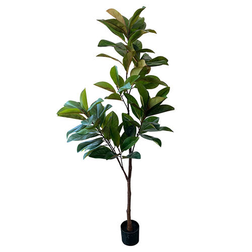 180cm Artificial Magnolia Tree in Pot - Realistic Faux Plant for Home Decor, Office, Living Room & Indoor Spaces