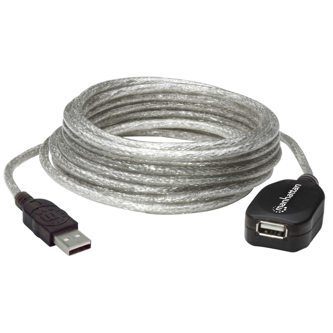 High-Speed USB 2.0 Active Extension Cable (16.4ft/5m) - Reliable Signal Booster for PC, Laptop, Printer & Gaming Setup