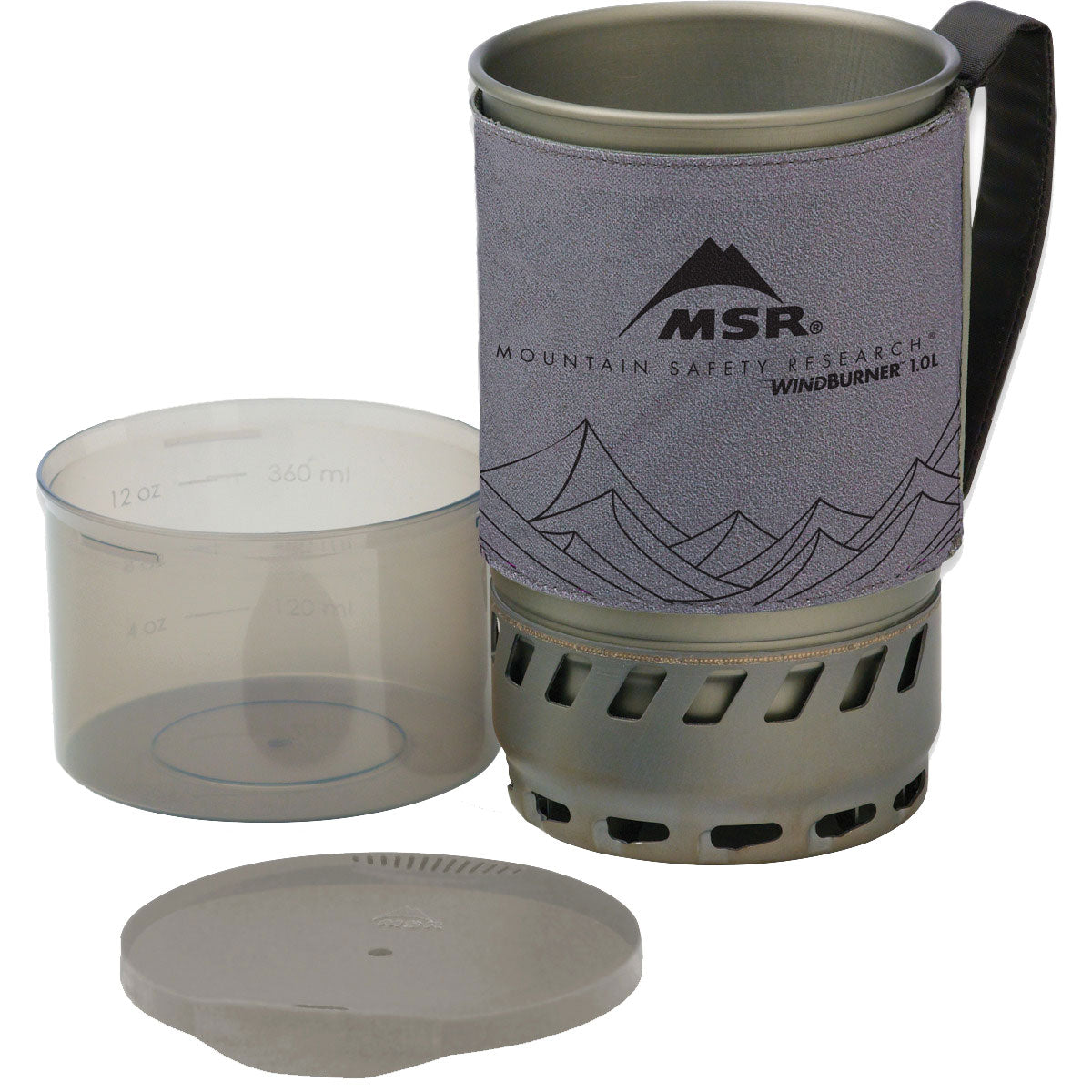 MSR WindBurner 1.0L Camping Stove Pot - Lightweight Backpacking Cookware for Outdoor Adventures, Hiking & Travel