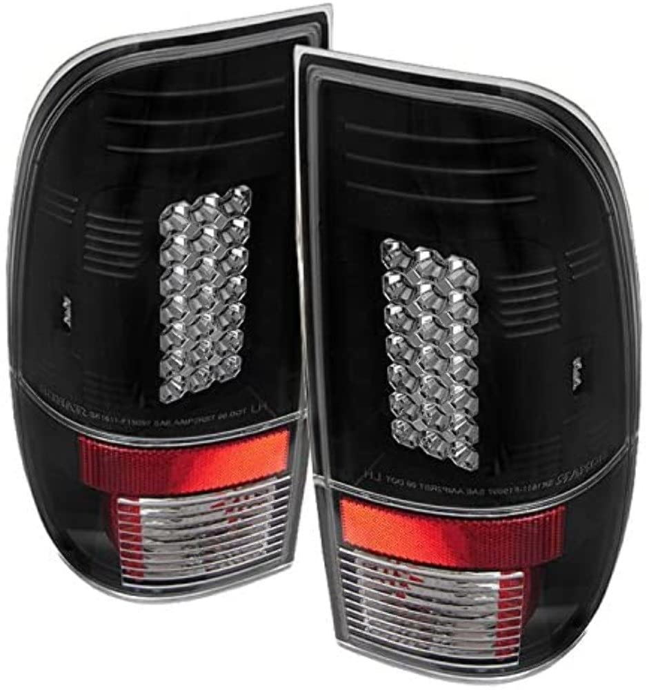 Spyder Auto 5003485 LED Tail Lights Red/Clear - High-Performance Brake Lights for Trucks & SUVs