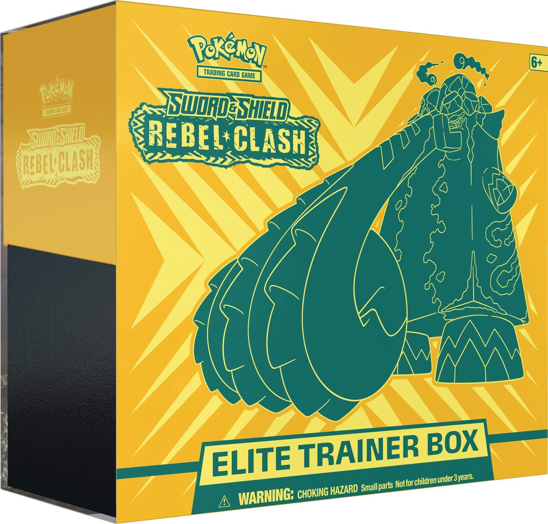 Pokémon TCG: Sword & Shield - Rebel Clash Elite Trainer Box | Multicolor Collectible Card Game | Perfect for Tournaments, Gifts & Card Collectors