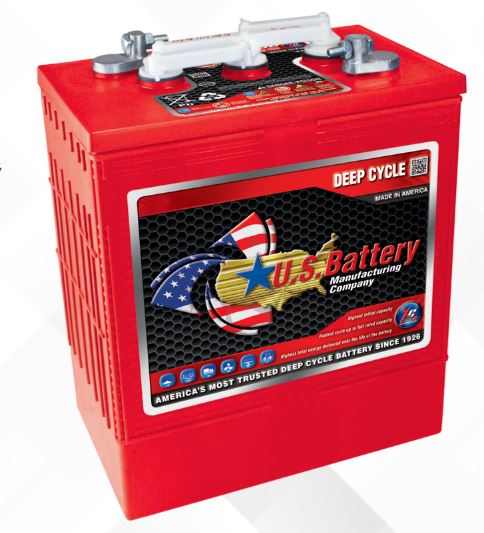 US305HCXC2 Deep Cycle Battery 6V 340Ah - Marine, RV, Solar & Off-Grid Power Storage - Long Lasting US Made Battery for Boats, Campers & Renewable Energy Systems
