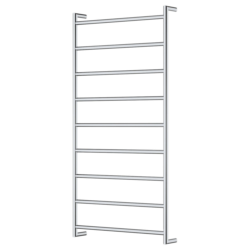Fienza 82860120 Kaya Heated Towel Rail - 24 x 47 Inch Chrome Bathroom Towel Warmer for Spa, Luxury Hotels & Modern Homes - Fast Heating & Energy Efficient