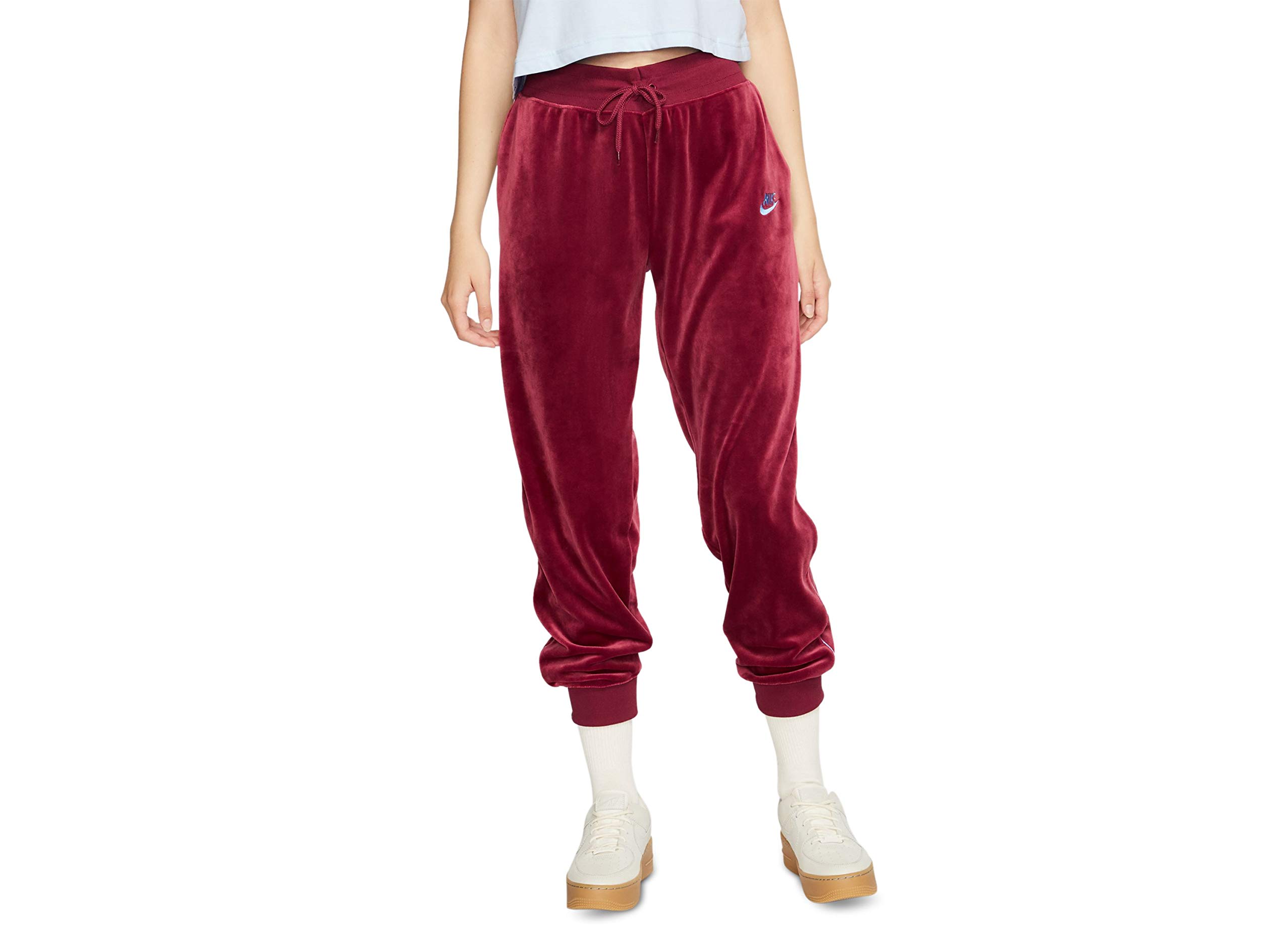 Nike Women's Velour Sweatpants - Soft Jogger Pants for Lounge & Workout | Comfortable Casual Wear for Yoga, Running & Home Relaxation