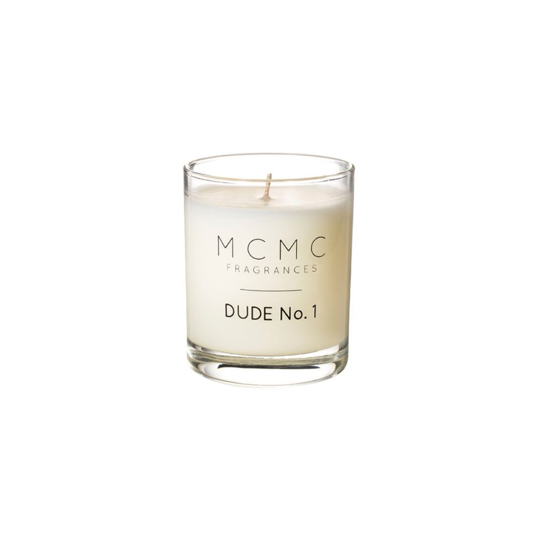 Dude No. 1 Scented Candle for Men - Aromatic Soy Wax Candle with Long Lasting Fragrance - Perfect for Home, Office, Gifts & Relaxation