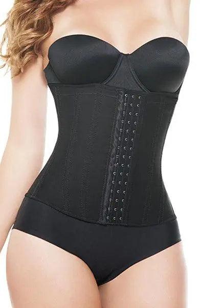 Latex-Free Instant Hourglass Waist Trainer with Adjustable Hooks - Slimming Corset for Women #1024A | Perfect for Workouts, Postpartum Recovery & Body Shaping