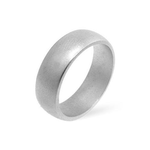 Matte Silver Wedding Band for Men & Women - Durable Comfort Fit Ring for Engagement, Anniversary & Everyday Wear - Hypoallergenic & Tarnish Resistant