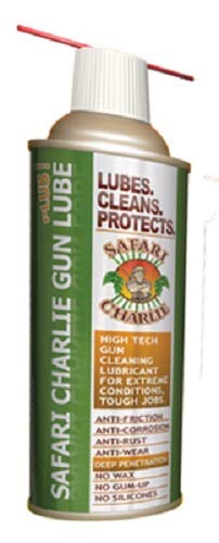 Safari Charlie's Gun Lube Plus Aerosol Lubricant & Protectant - 6 Pack for Firearm Maintenance, Rust Prevention & Smooth Action - Ideal for Hunting, Shooting Range & Gun Cleaning