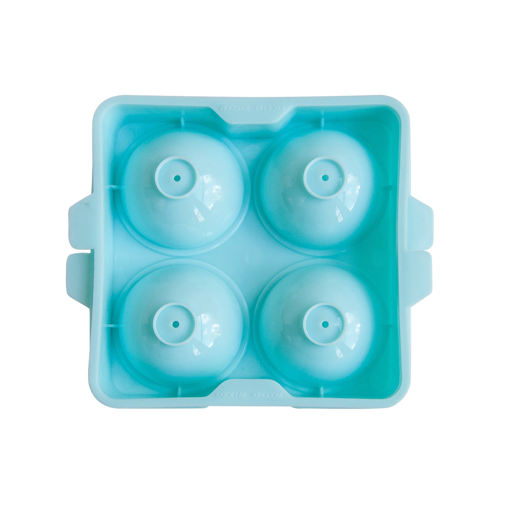 2-in-1 Ice Ball Mold Set - Premium Food Grade Plastic - Perfect for Whiskey, Cocktails & Home Bars (Blue)
