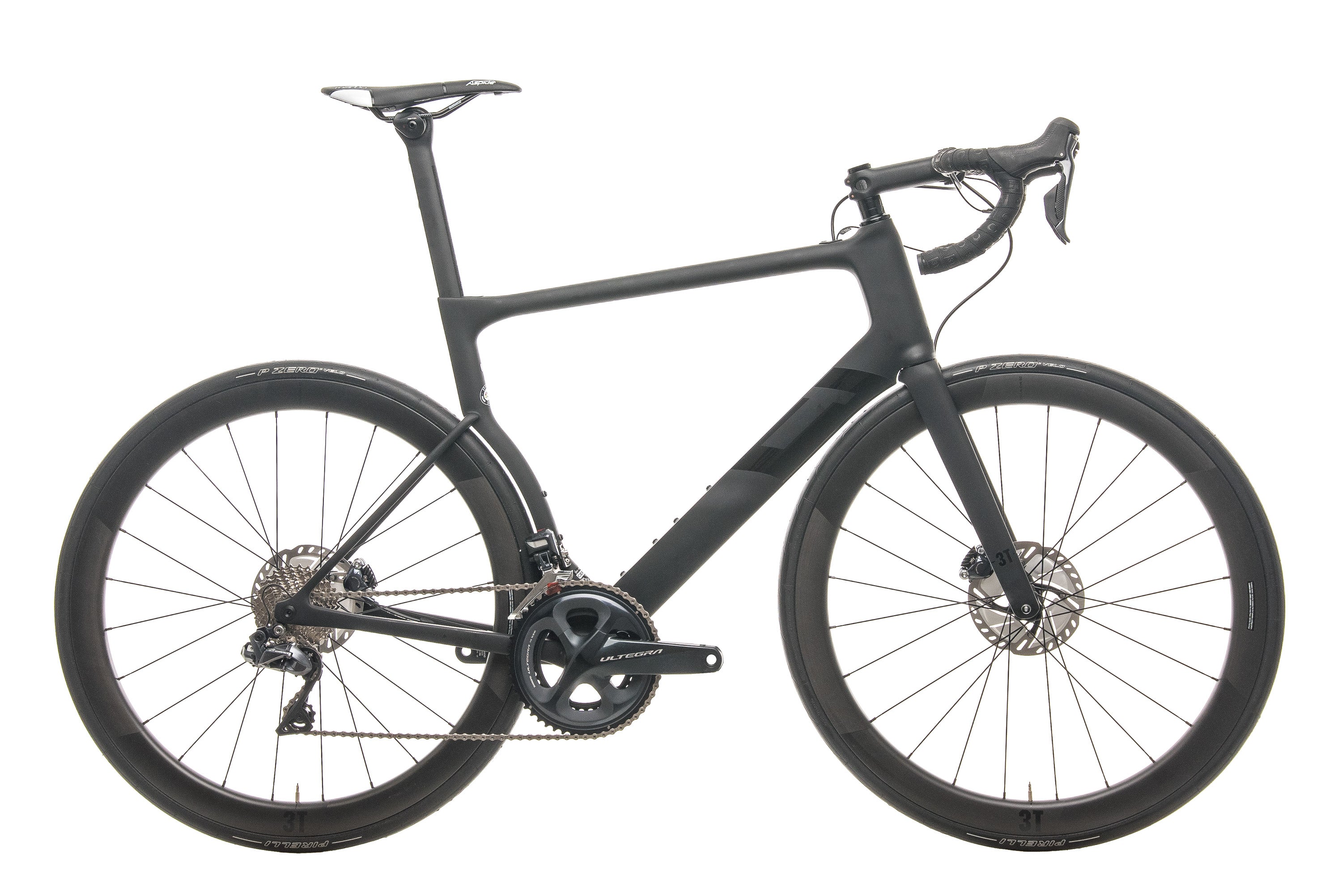 2020 3T Strada Due Team Stealth Ultegra Di2 Carbon Road Bike - X Large Size for Competitive Cycling & Endurance Rides