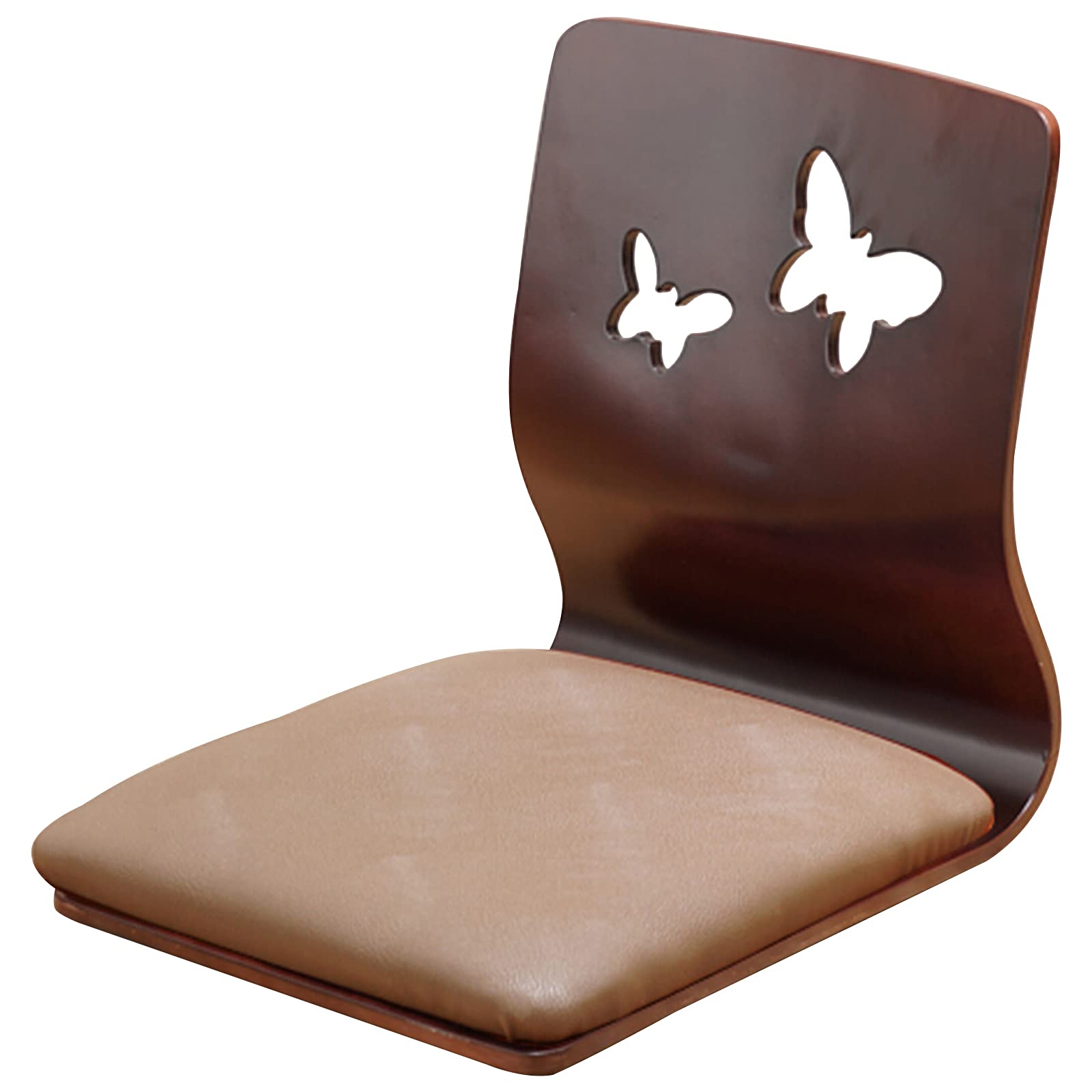 LTINN Japanese Style Legless Lounge Chair - Comfortable Backrest Floor Seat for Living Room, Bay Window, Bedroom & Meditation | Perfect for Relaxation, Reading & Small Space Living