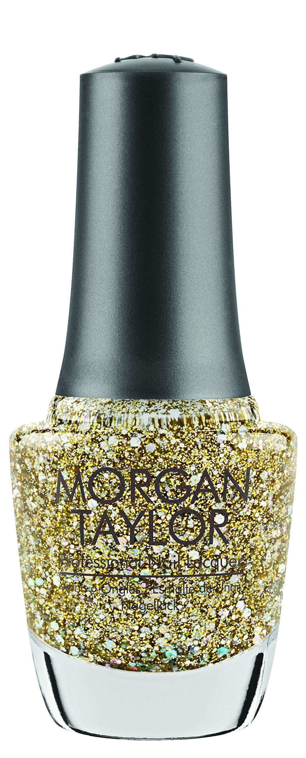 Morgan Taylor Professional Glitter Nail Polish - Long Lasting Nail Lacquer with Sparkles (0.5 oz) - Perfect for Parties, Salons & Special Occasions