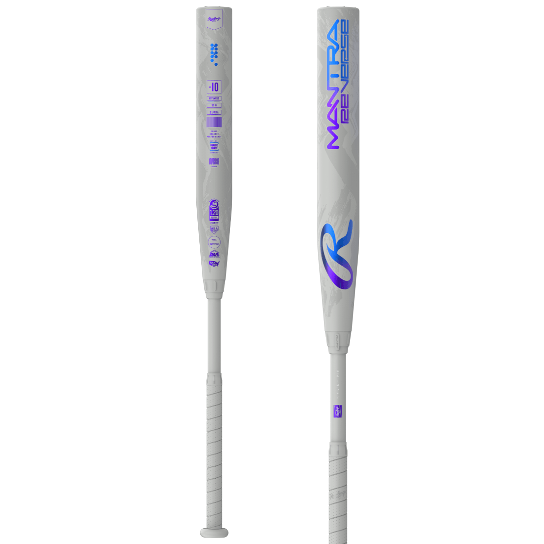 2025 Rawlings Mantra Reverse Fastpitch Softball Bat -11, -10, -9 | USSSA Certified for Fastpitch Softball | Perfect for Youth & Adult Players | Ideal for Games, Practice & Tournaments