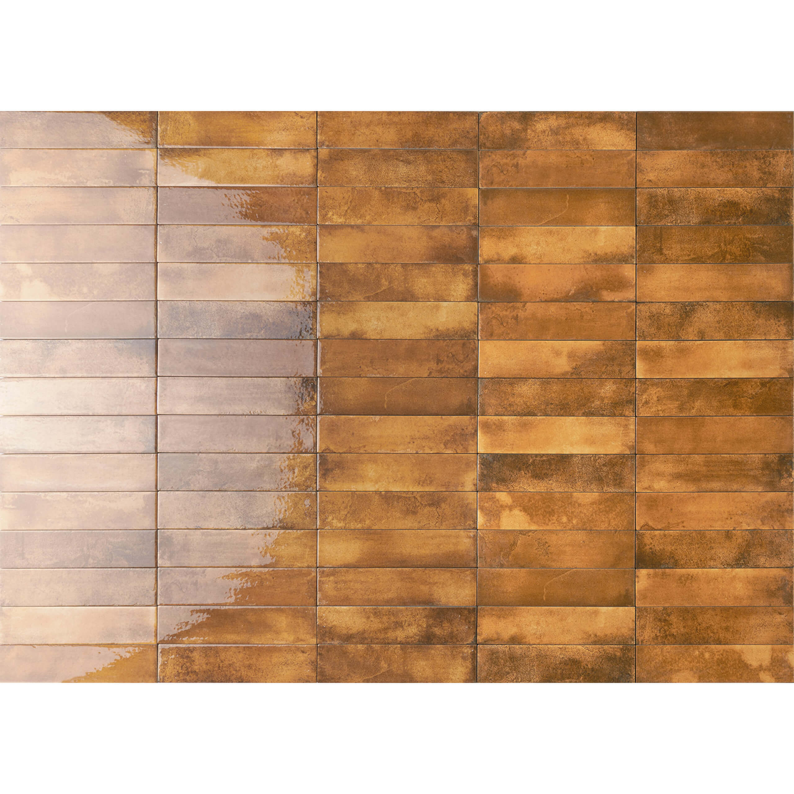 Mojave 60x250 Gloss Ocra Sample - Premium Wallpaper for Home Decor, Living Room & Bedroom Renovation