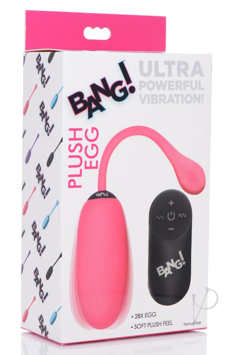28x Rechargeable Silicone Egg Vibrator with Remote Control - Pink Pleasure Toy for Couples & Solo Play - Perfect for Romantic Nights & Self-Care Moments