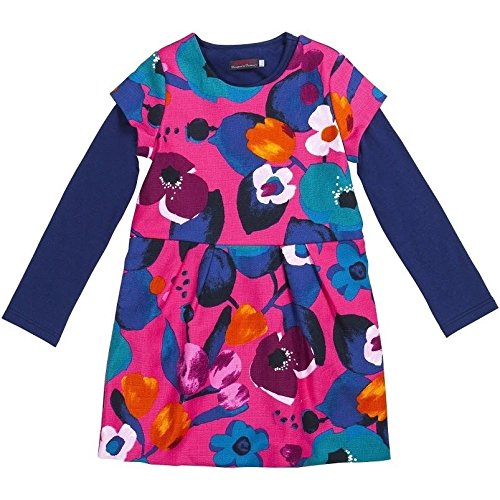 Catimini Girls' Short Sleeve Tee & Floral Dress Set - Cute 2-Piece Outfit for Toddler Girls | Perfect for Birthday Parties, Family Photos & Special Occasions