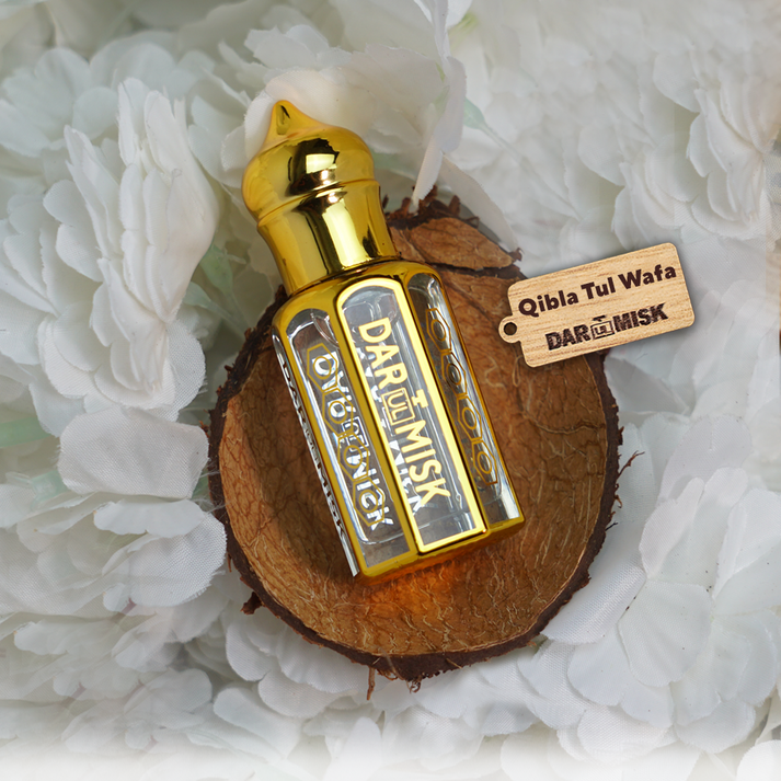 Qibla Tul Wafa Special Premium Blend Perfume Attar 12ML - Long Lasting Islamic Fragrance Oil for Men & Women - Perfect for Daily Wear, Special Occasions & Spiritual Practices